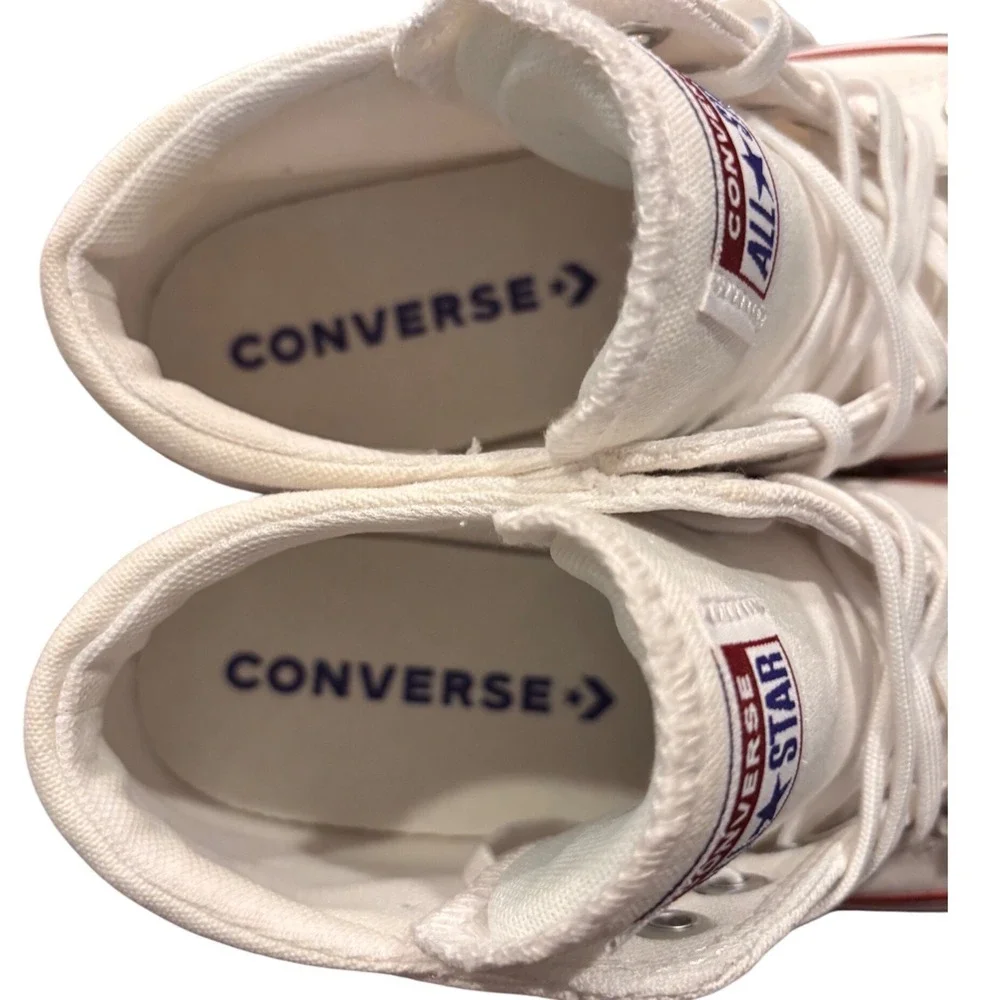 Converse Chuck Taylor All Star Madison Mid Top White‎ Canvas Sneakers 563511F 8W